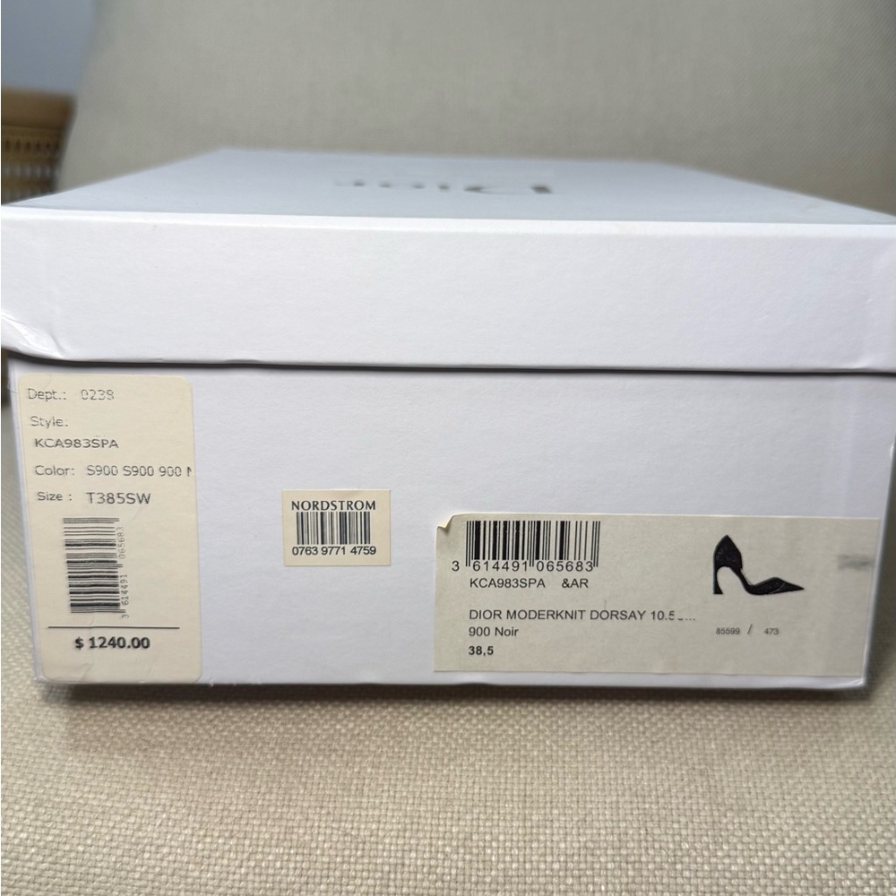 Christian Dior Moderknit Dorsay Heel EU SIZE 38.5 - Picture 7 of 9